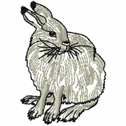 Rabbits Embroidery Design 6